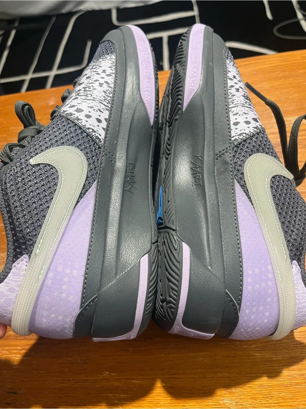 Nike Boys Ja 1 'Personal Touch' signature mismatched colors basketball shoe 5.5Y